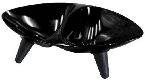 Melamine Couture Sculpture Double Food and Water Dog Bowl