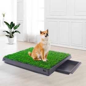 Pet toilet dog potty artificial turf environmental protection with drawer