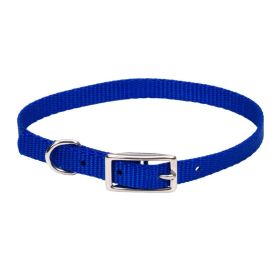 Small Dog Nylon Collars 3/8 BLUE C301BLU12