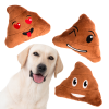 Plush Squeaky Dog Toys,Funny Dog Toy for Small,Medium and Large Dogs,Cute Dog Gifts for Puppy Birthday,Interactive Stuffed Poop Toys 3Pack