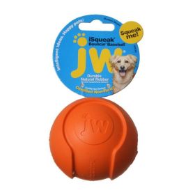 JW Pet iSqueak Bouncing Baseball Rubber Dog ToyJW40036