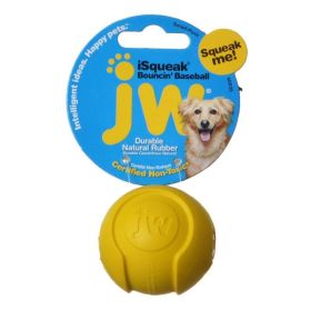 JW Pet iSqueak Bouncing Baseball Rubber Dog ToyJW40035