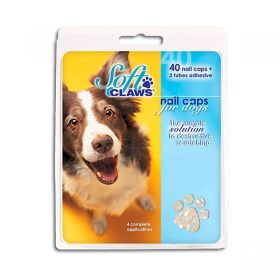 Soft Claws Nail Caps for Cats and Dogs Natural Large
