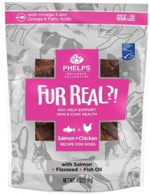 Phelps Pet Products Fur Real? Skin and Coat Treat for Dogs