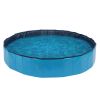 Foldable Dog Pet Bath Pool, 63" Diameter Large Collapsible Wading Pool Pits Ball Pool Portable Bathing Swimming Tub for Dogs Cats Indoor & Outdoor Use