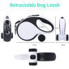 QKAMOR Retractable Dog Leash with Poop Bags Holder for Small Medium Dogs, 16FT/5M