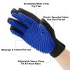 Upgrade Version 259 Tips Pet Hair Remover Gloves Pet Grooming Brush Gloves ( Right hand )