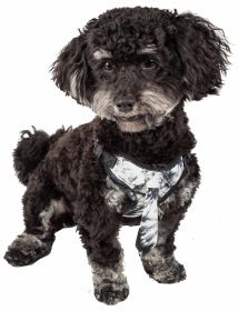 Pet Life 'Bonatied' Mesh Reversible And Breathable Adjustable Dog Harness W/ Designer Neck Tie (Color: Camo, Size: Medium)
