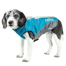 Helios Altitude-Mountaineer Wrap-Velcro Protective Waterproof Dog Coat w/ Blackshark technology (Size: X-Small)