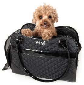 Exquisite' Handbag Fashion Pet Carrier (SKU: B23BKMD)