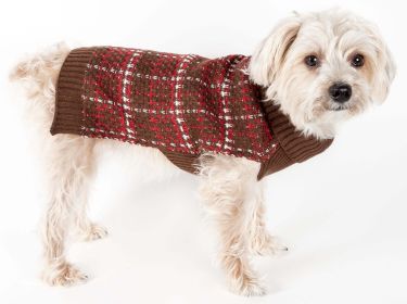 Vintage Symphony Static Fashion Knitted Dog Sweater (Size: Small)