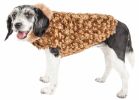 Pet Life Luxe 'Furpaw' Shaggy Elegant Designer Dog Coat Jacket