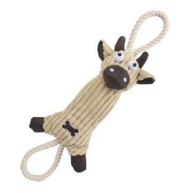 Jute And Rope Plush - Pet Toy (Option: Cow)