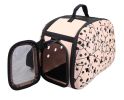 Narrow Shelled Perforated Lightweight Collapsible Military Grade Transportable Designer Pet Carrier