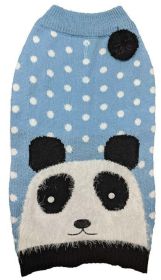 Fashion Pet Panda Dog Sweater Blue (Default: Default)