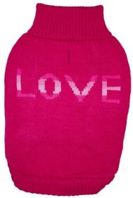 Fashion Pet True Love Dog Sweater Pink (Default: Default)