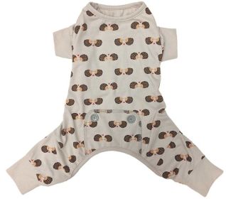 Fashion Pet Hedgehog Dog Pajamas Gray (Default: Default)