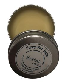 BeNat Pets. Furry Pet Balm. 0.9 oz. (Pet Balm: Reusable case)