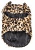 Pet Life Luxe 'Poocheetah' Ravishing Designer Spotted Cheetah Patterned Mink Fur Dog Coat Jacket