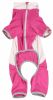 Pet Life Active 'Warm-Pup' Heathered Performance 4-Way Stretch Two-Toned Full Body Warm Up