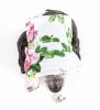Pet Life 'Botanic Bark' Floral Uv Protectant Adjustable Fashion Dog Hat Cap