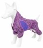 Pet Life Active 'Downward Dog' Heathered Performance 4-Way Stretch Two-Toned Full Body Warm Up Hoodie