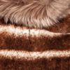 Pet Life Luxe 'Tira-Poochoo' Tiramisu Patterned Mink Dog Coat Jacket