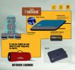 Helios Combat-Terrain Outdoor Cordura-Nyco Travel Folding Dog Bed