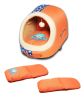 Touchdog Rabbit-Spotted Active-Play Indoor Panoramic Designer Dog Bed