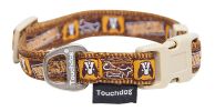 Touchdog 'Caliber' Designer Embroidered Fashion Pet Dog Leash And Collar Combination