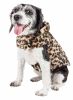 Pet Life Luxe 'Poocheetah' Ravishing Designer Spotted Cheetah Patterned Mink Fur Dog Coat Jacket